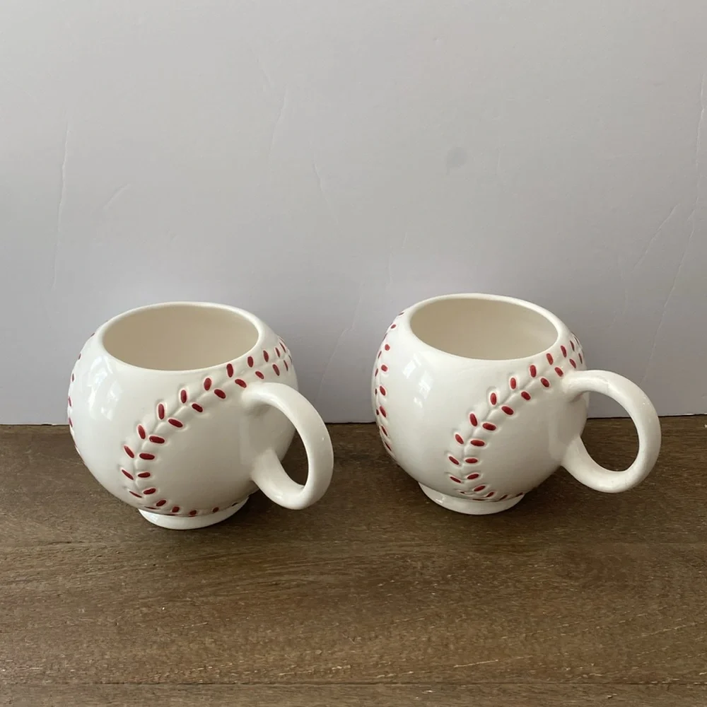 Teleflora Gifts Set of 2 Baseball Coffee‎ Mugs